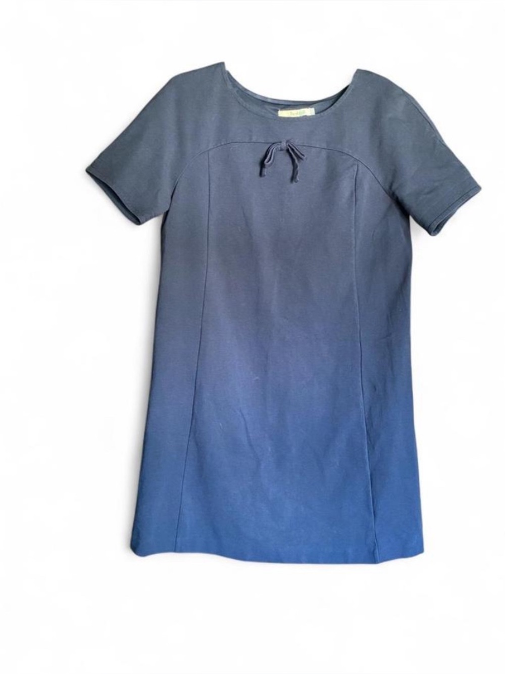 Boden Navy Mod Shift Mini Dress Bow US 8